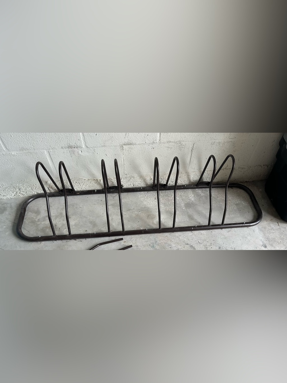 5-Bike Adjustable Floor Storage Rack